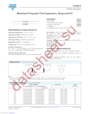 V-430P datasheet  