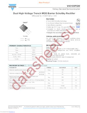 VBT2045CBP-E3-8W datasheet  