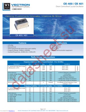 OX-4011-EEE-108 datasheet  