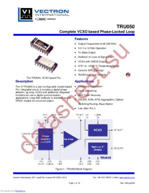 TRU050-GACGA-1M0000000 datasheet  