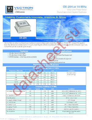 OX-2040-BEJ-1082-10M0000000 datasheet  