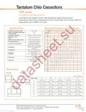 TA010TCR157MDR datasheet  