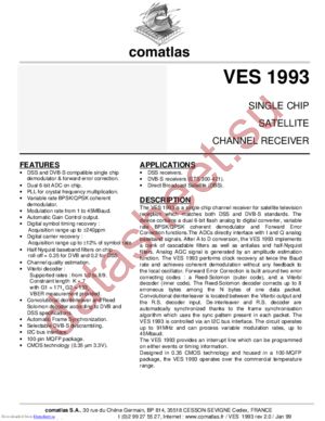 VES1993 datasheet  