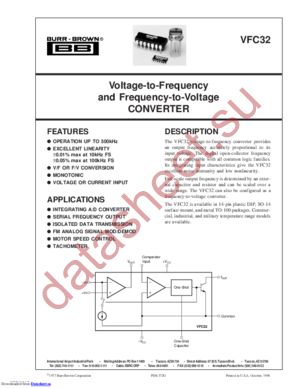 VFC32KU/2K5E4 datasheet  