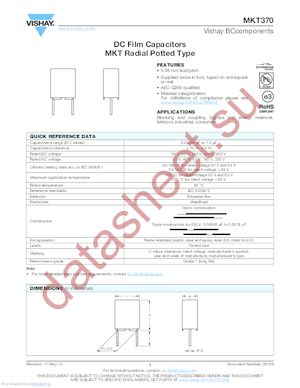 BFC237051122 datasheet  