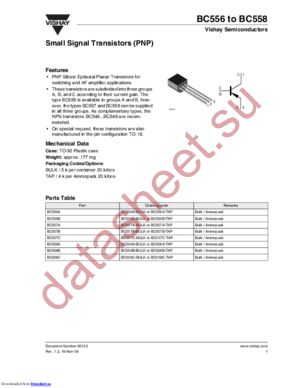 BC556B-TAP datasheet  