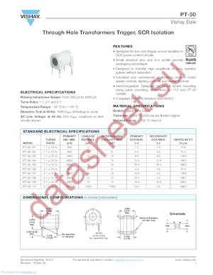 PT050BJ101 datasheet  