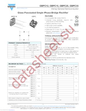 VS-GBPC2506W datasheet  