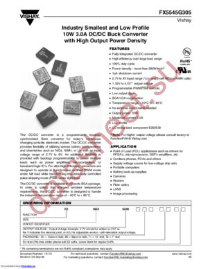 FX5545G0181V1T1 datasheet  