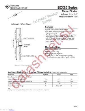 BZX85-B180E1 datasheet  