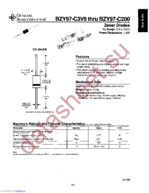 BZY97-C18-E3 datasheet  