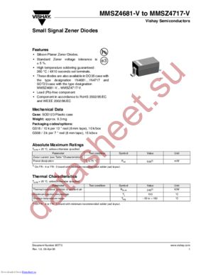 MMSZ4692-V datasheet  