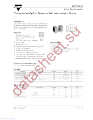 TCST1230_06 datasheet  