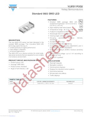 VLMS11P2Q2-GS08 datasheet  