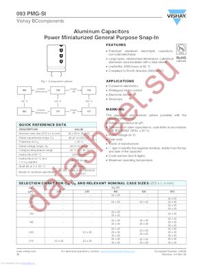 MAL209356221E3 datasheet  