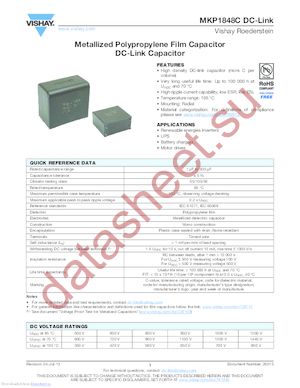 MKP1848C66012JY5 datasheet  