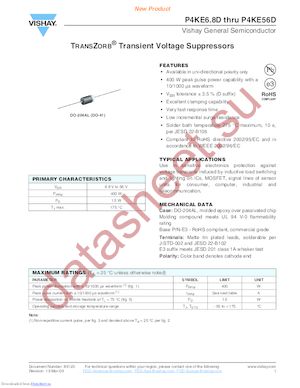 P4KE8.2D datasheet  