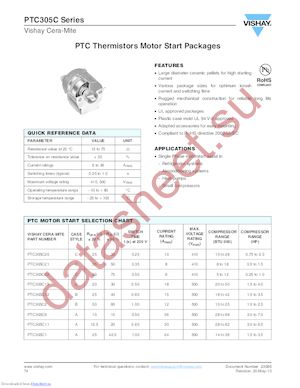 PTC305C19 datasheet  