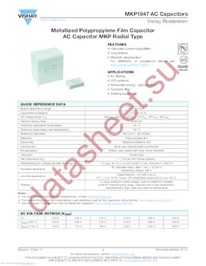 MKP1847510354K2 datasheet  