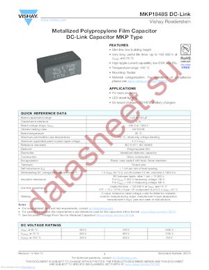 MKP1848S62010JY5F datasheet  