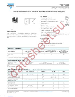 TCST1230_09 datasheet  