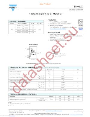 SI1062X-T1-GE3 datasheet  