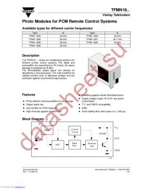 TFMN1856 datasheet  