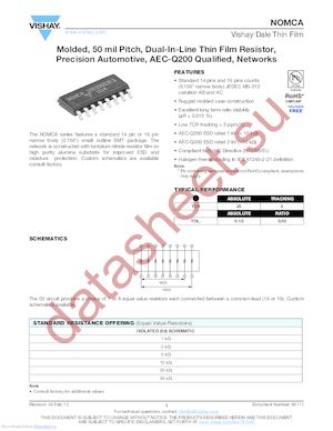 NOMCA16031001AT5 datasheet  