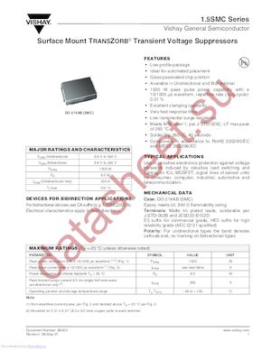 1.5SMC10CHE3/57T datasheet  