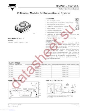 TSOP35333 datasheet  