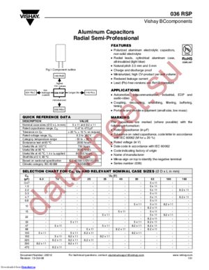 MAL203634151E3 datasheet  