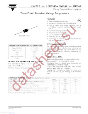 1.5KE68CA/54S datasheet  