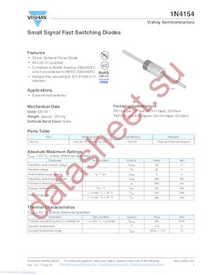 1N4154_12 datasheet  