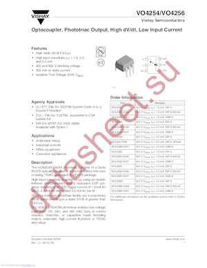 VO4254-X006 datasheet  