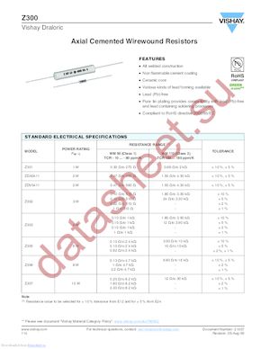 Z32041411509K2C000 datasheet  