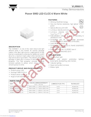 VLMW621CADBK3L5-08 datasheet  