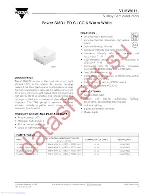 VLMW611BADAK3L5-18 datasheet  