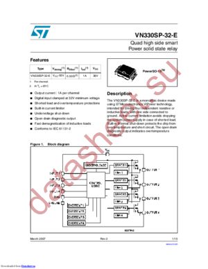 VN330SPTRE datasheet  