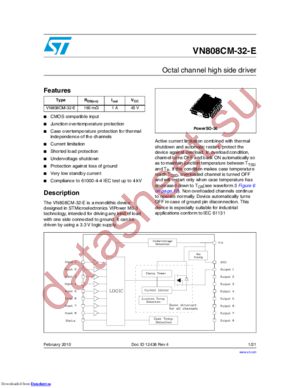 VN808CMTR-32-E datasheet  