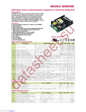 IBU60-305 datasheet  