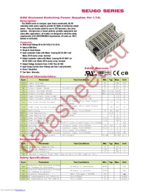 SEU60-215 datasheet  