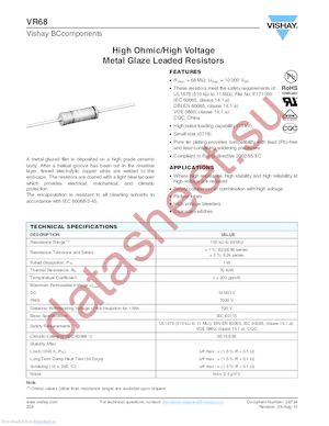 VR68000002203JAC00 datasheet  