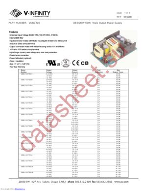 VSBU-120-T312A datasheet  