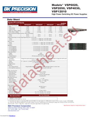 VSP4030GPIB datasheet  