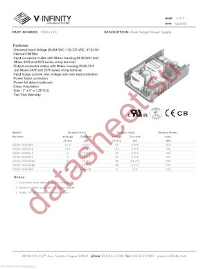VSUU-120-D524B datasheet  