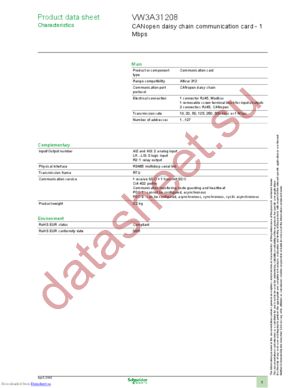 VW3A31208 datasheet  