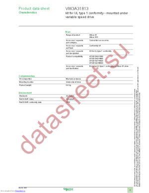 VW3A31813 datasheet  