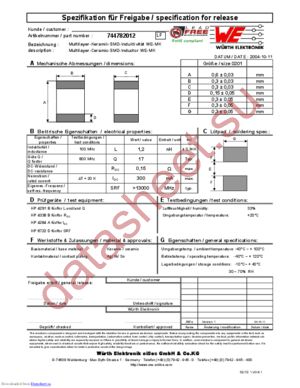 74478233 datasheet  