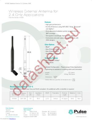 W1038 datasheet  