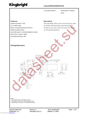 W1387QMP/SGPBW datasheet  